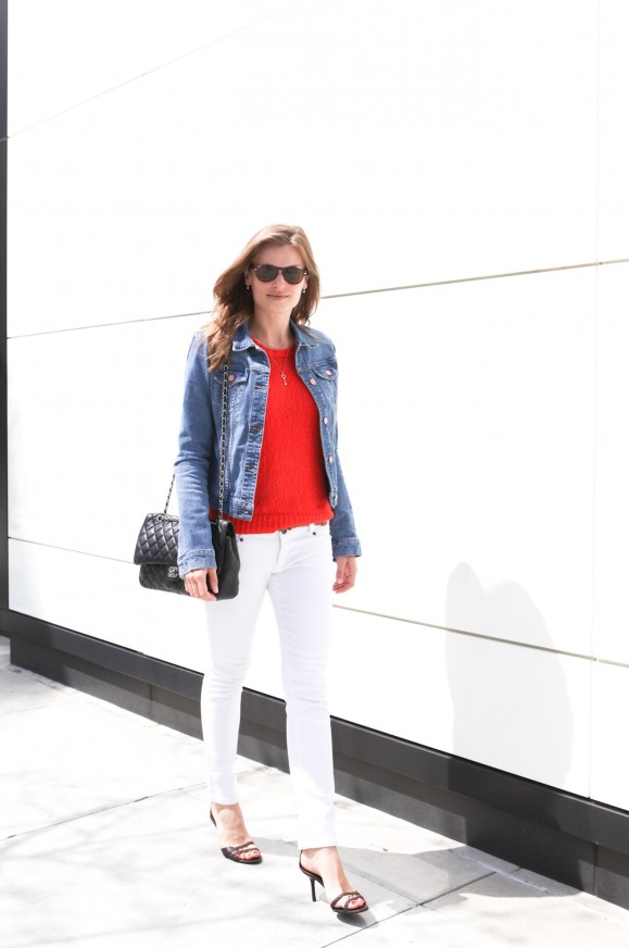 White denim